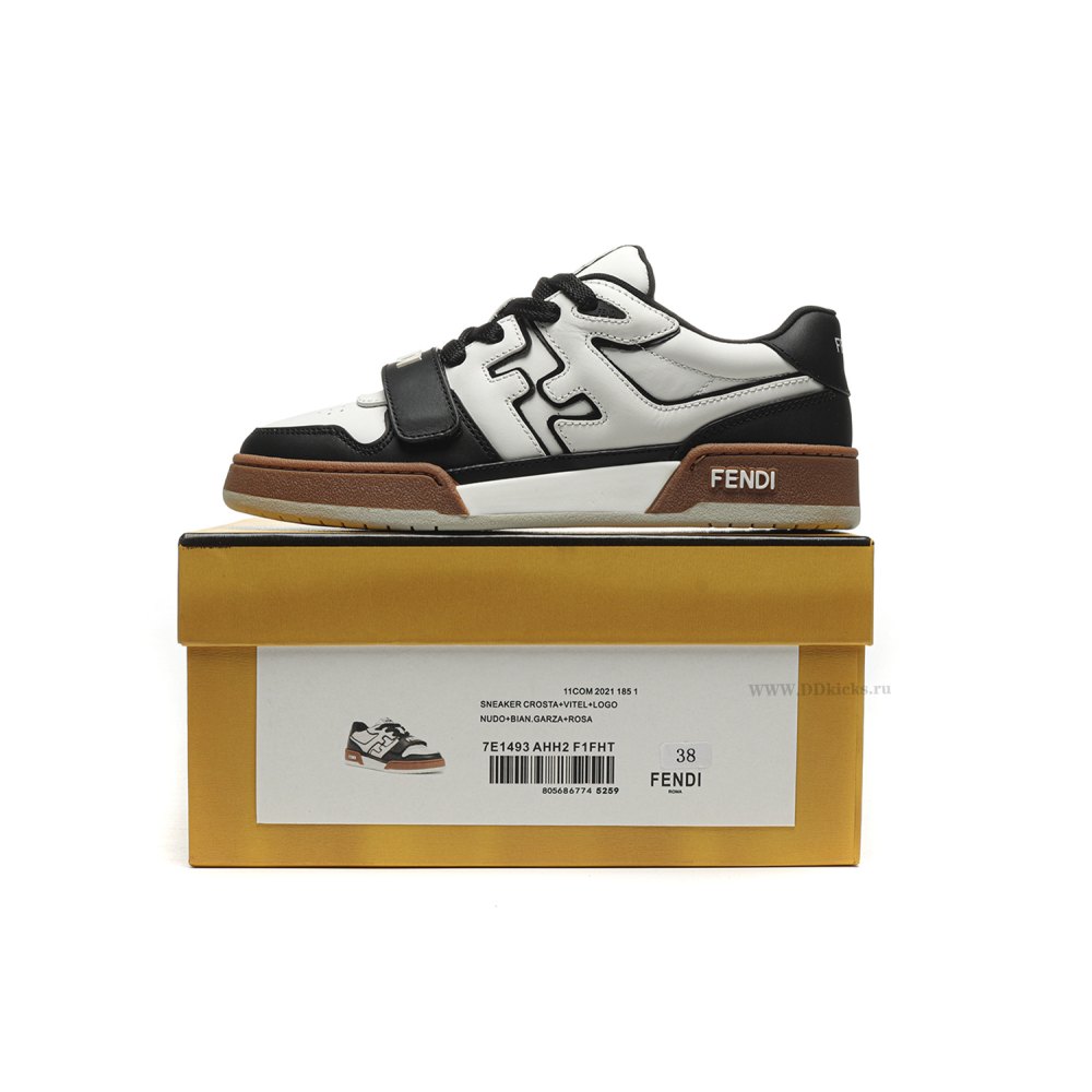 DD Fend1 Match Leather White/Black