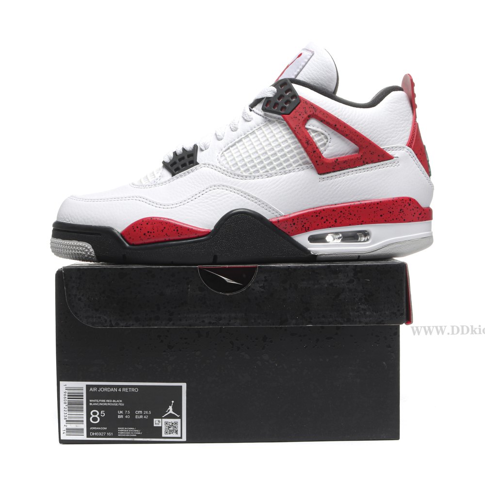 DD  Jordan 4 Retro Fire Red