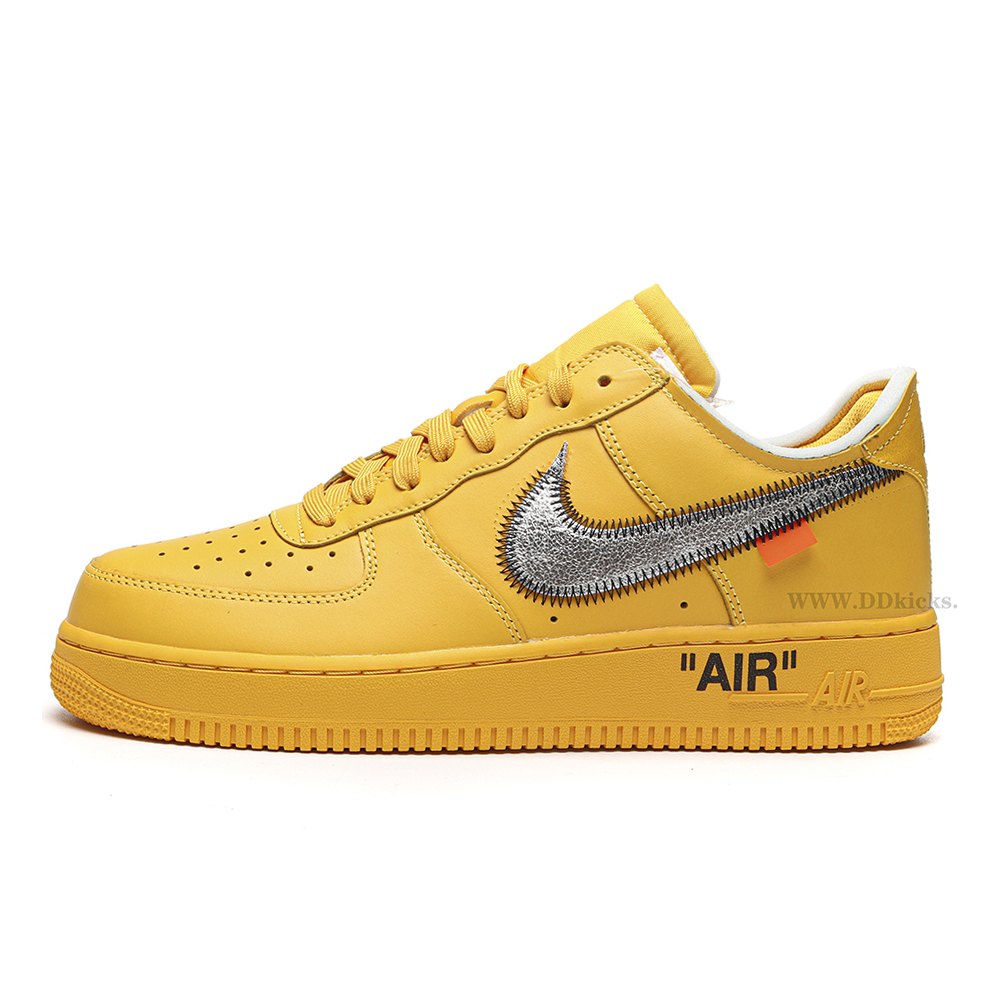 DD Nike Air Force 1 Low Off-White ICA University Gold