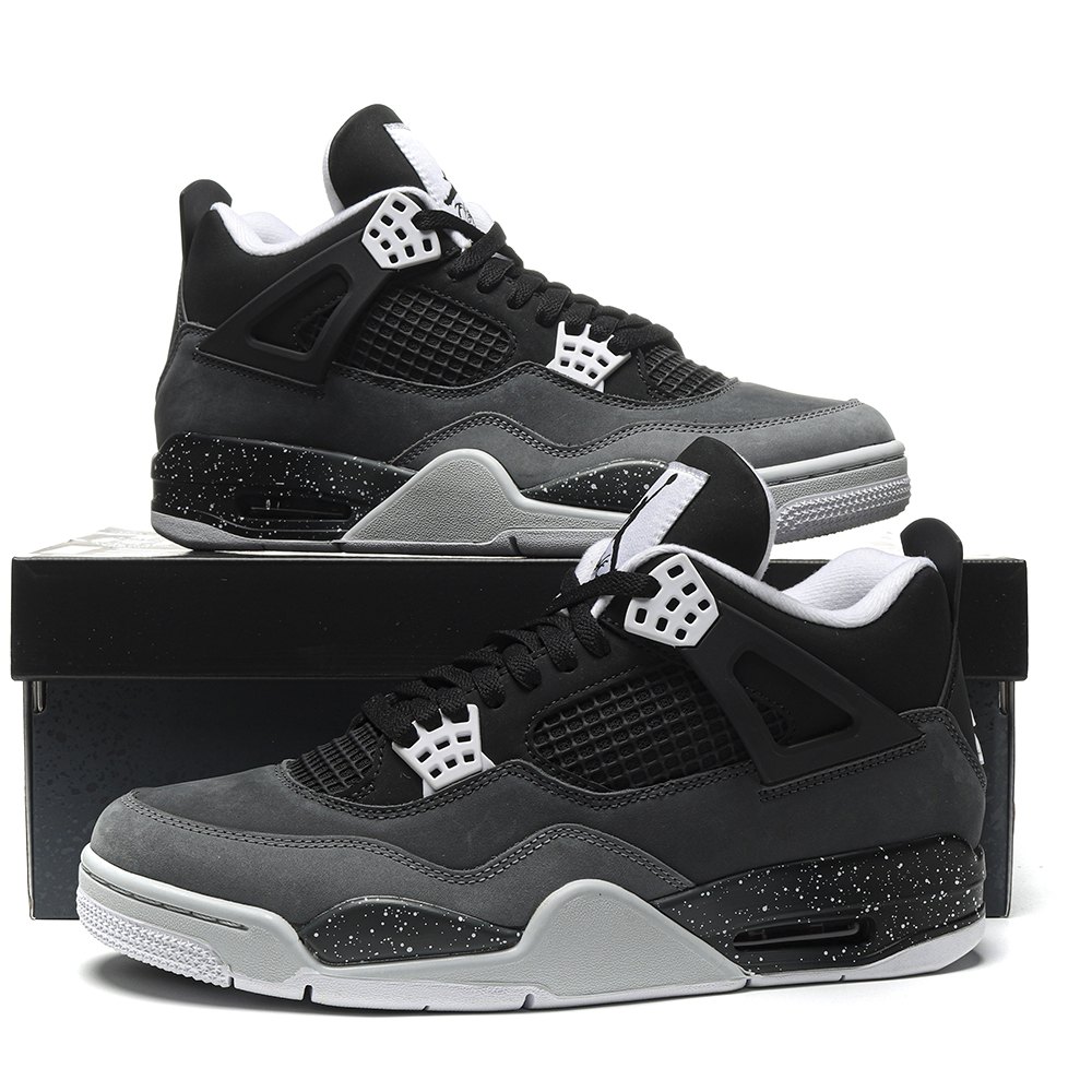 DD  Jordan 4 Retro Fear (2024) Black White Anthracite Black Pure Platinum-FQ8138002
