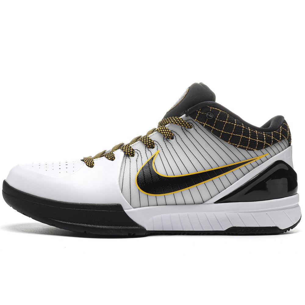 DDNike Kobe 4 Protro White Black Del Sol