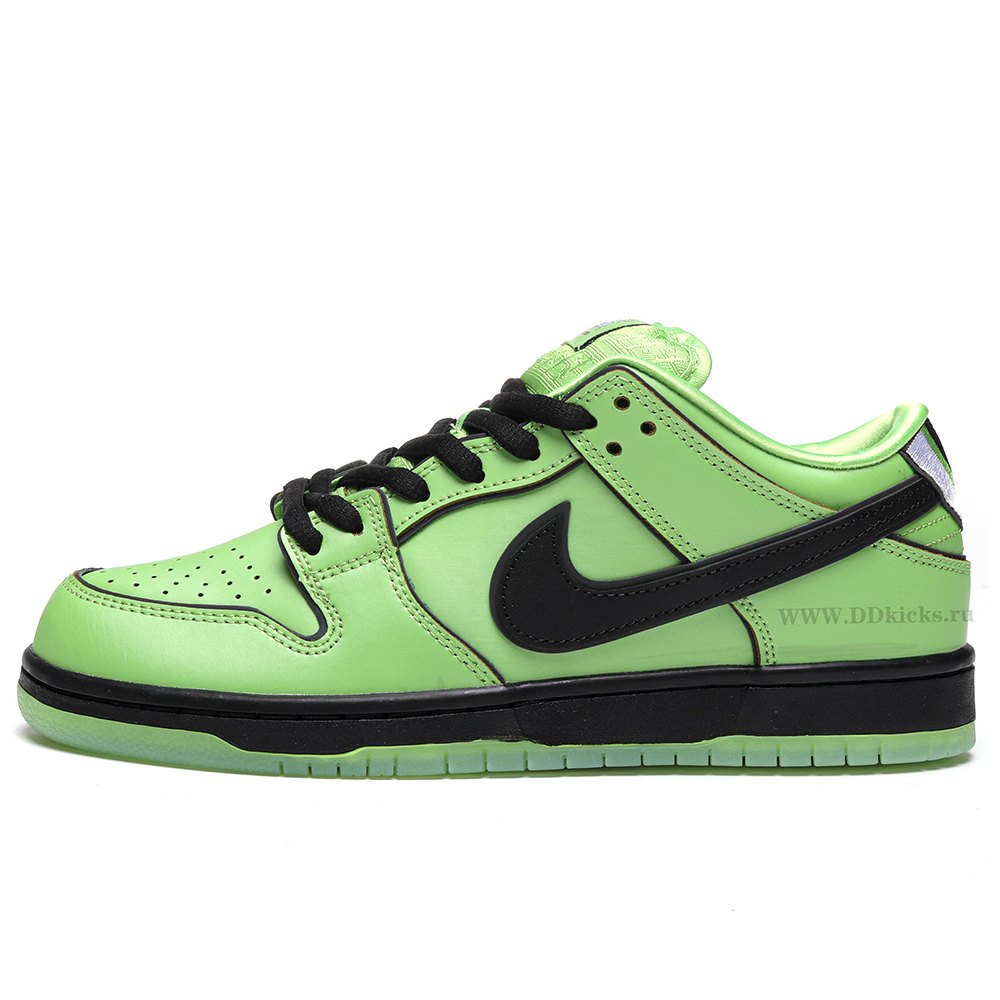 DD Dunk SB Low X The Powerpuff Girls Buttercup