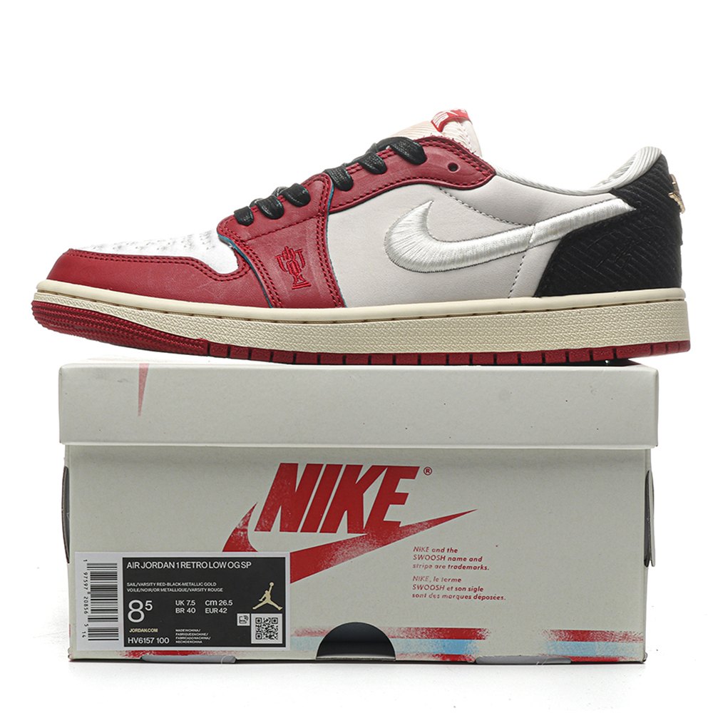 DD Jordan 1 Retro Low OG Trophy Room Rookie Card Home