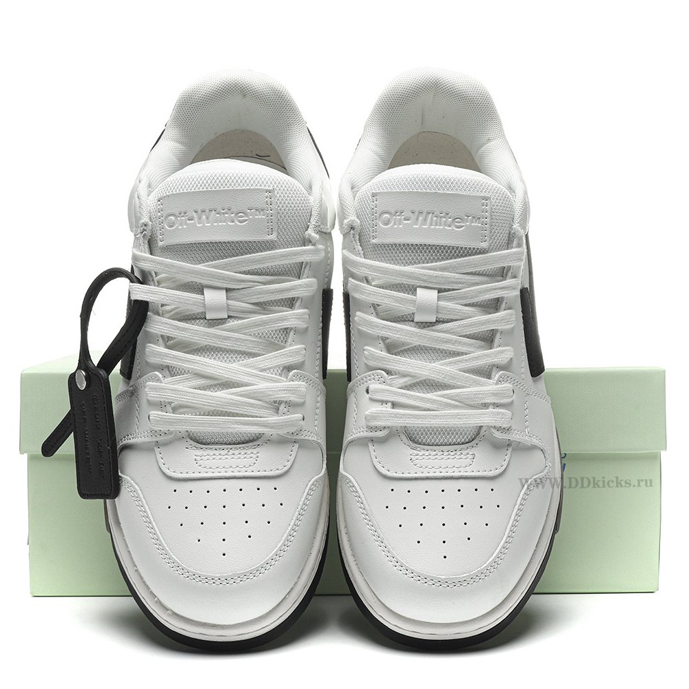 DD OFF-WHITE Out Of Office OOO 30 MM Low Tops Black White Blue