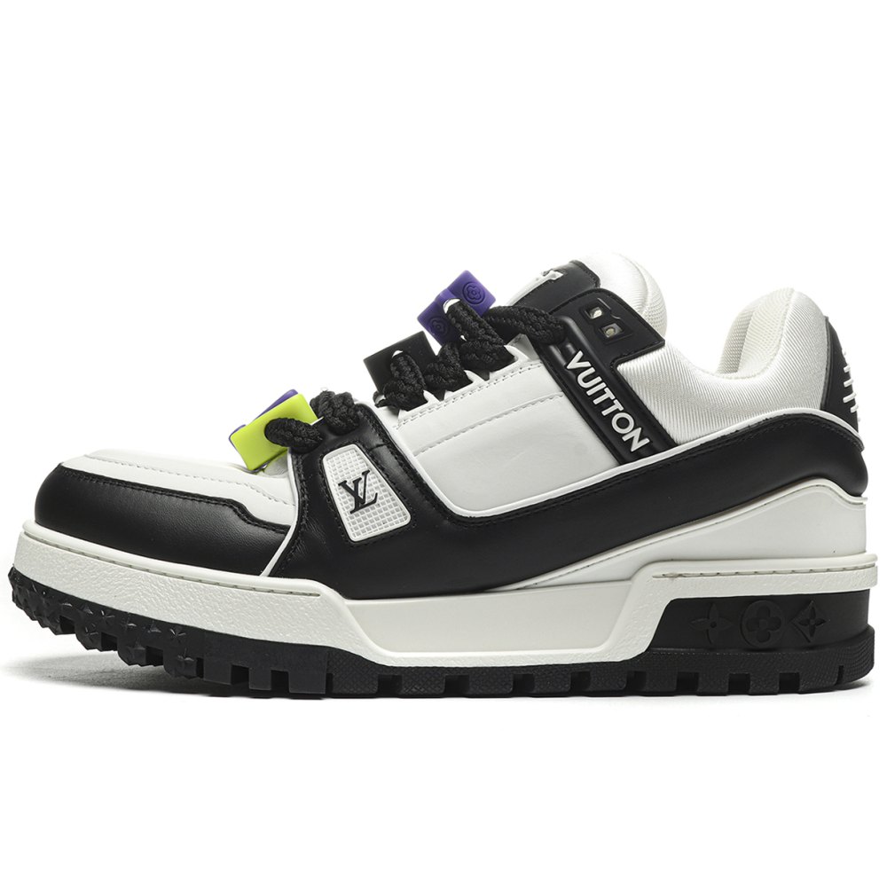 DD Lou1s Vu1tton Trainer Maxi White Black
