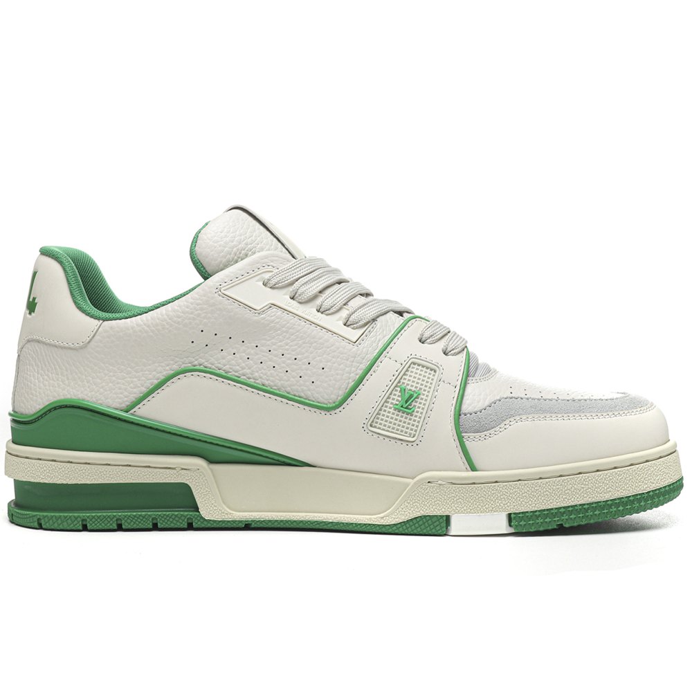 DD Lou1s Vu1tton Trainer #54 Signature White Green