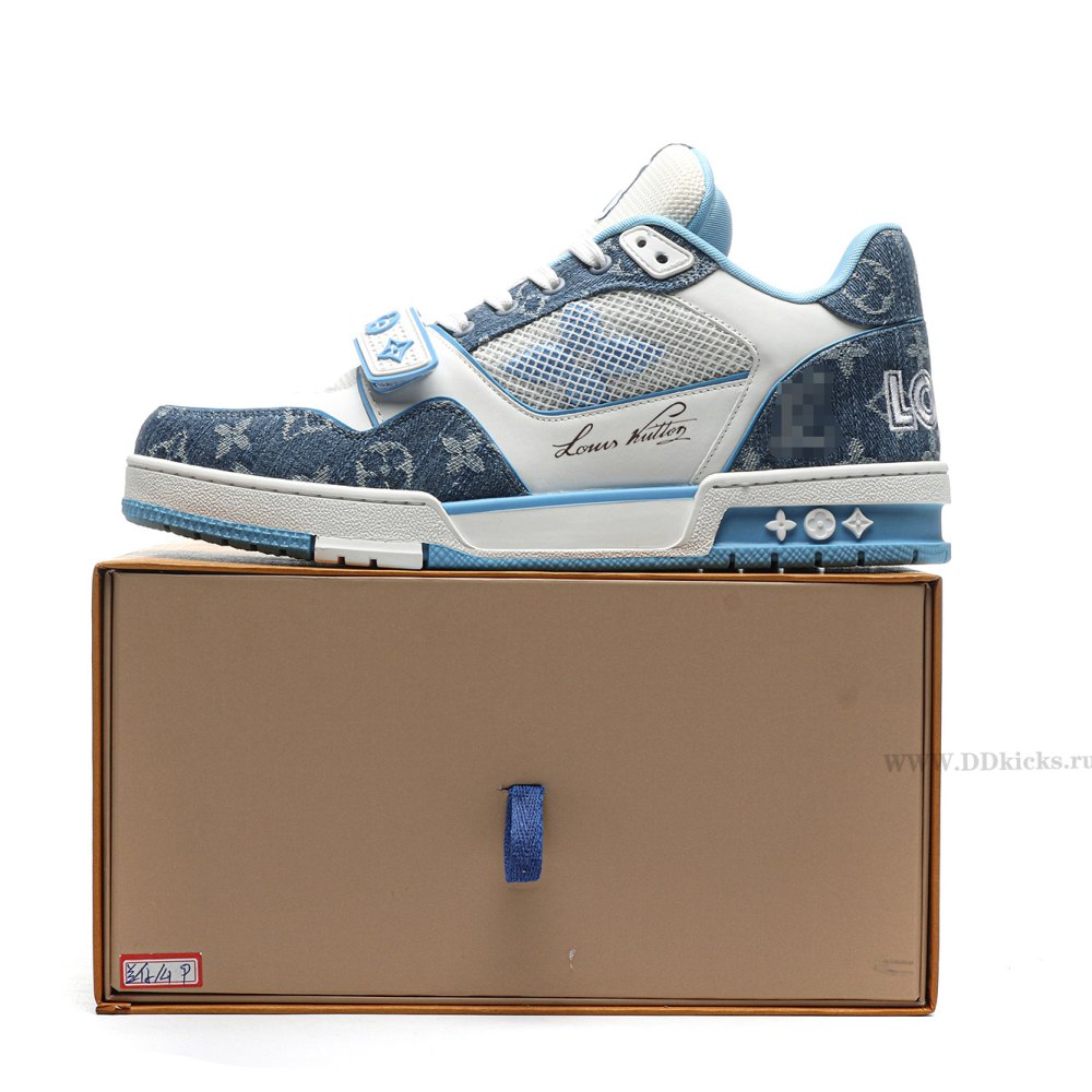 DD Lou1s Vu1tton Trainer Monogram Denim
