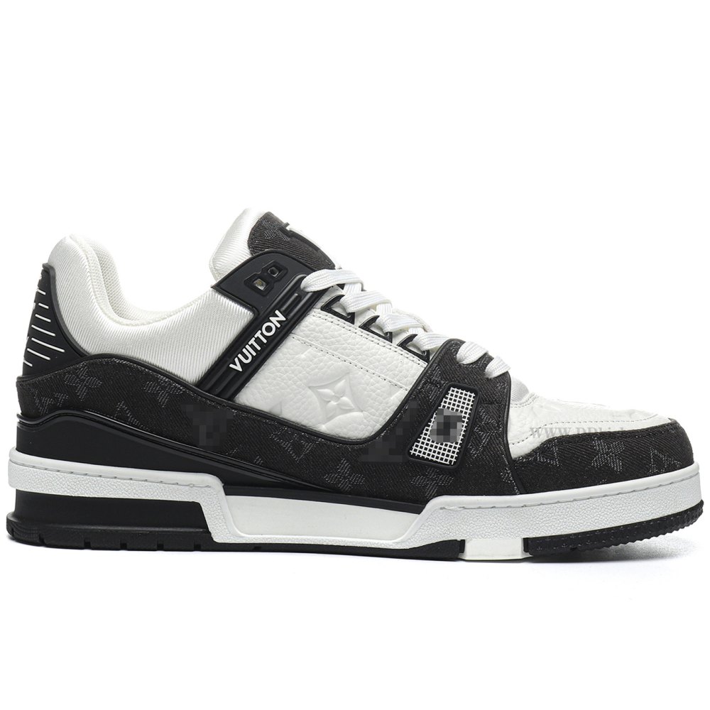 DD Lou1s Vu1tton Trainer Black White