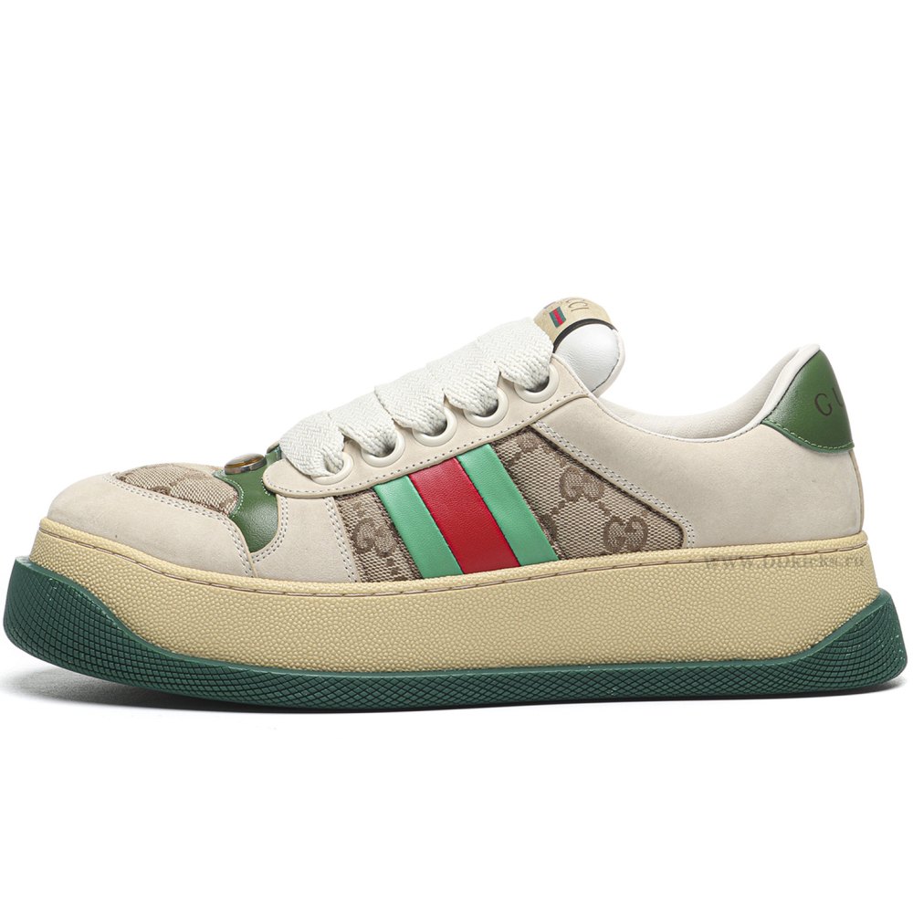 DD GUCC1 Screener Green Leather Detail