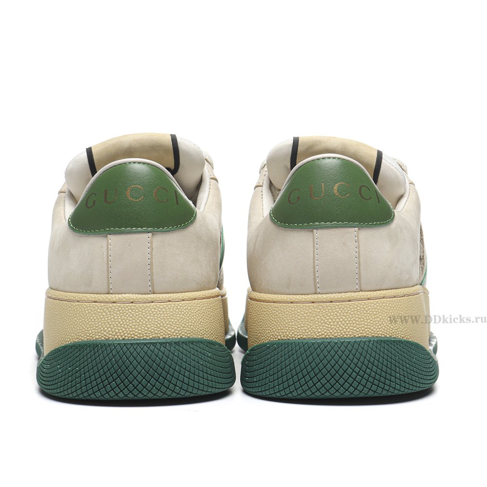 DD GUCC1 Screener Green Leather Detail