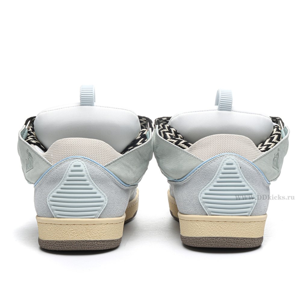 DD 1*ANVIN Leather Curb Light Blue Gum (women's)