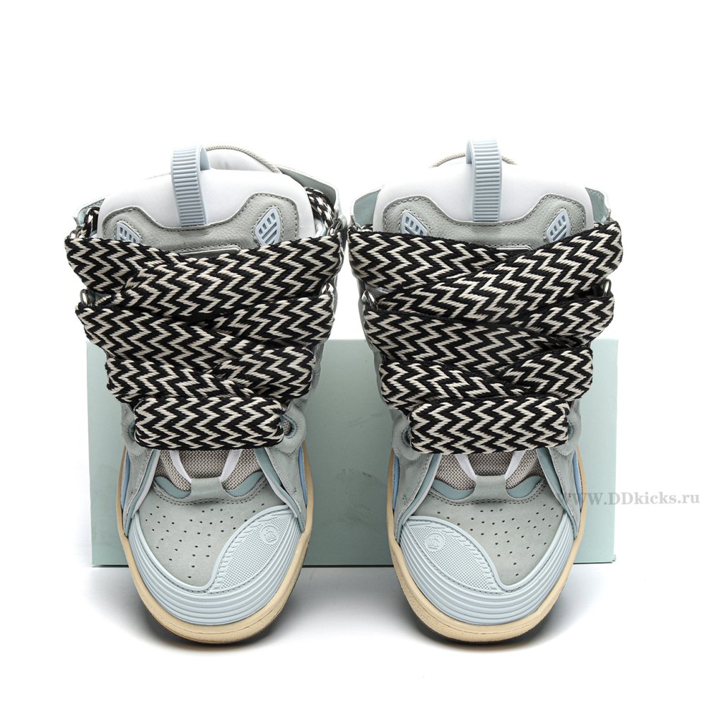 DD 1*ANVIN Leather Curb Light Blue Gum (women's)