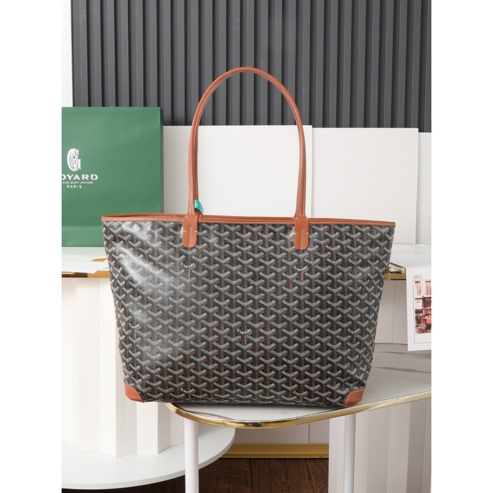 dd g0yard saint L**is pm bag black & tan 28*20*20cm
