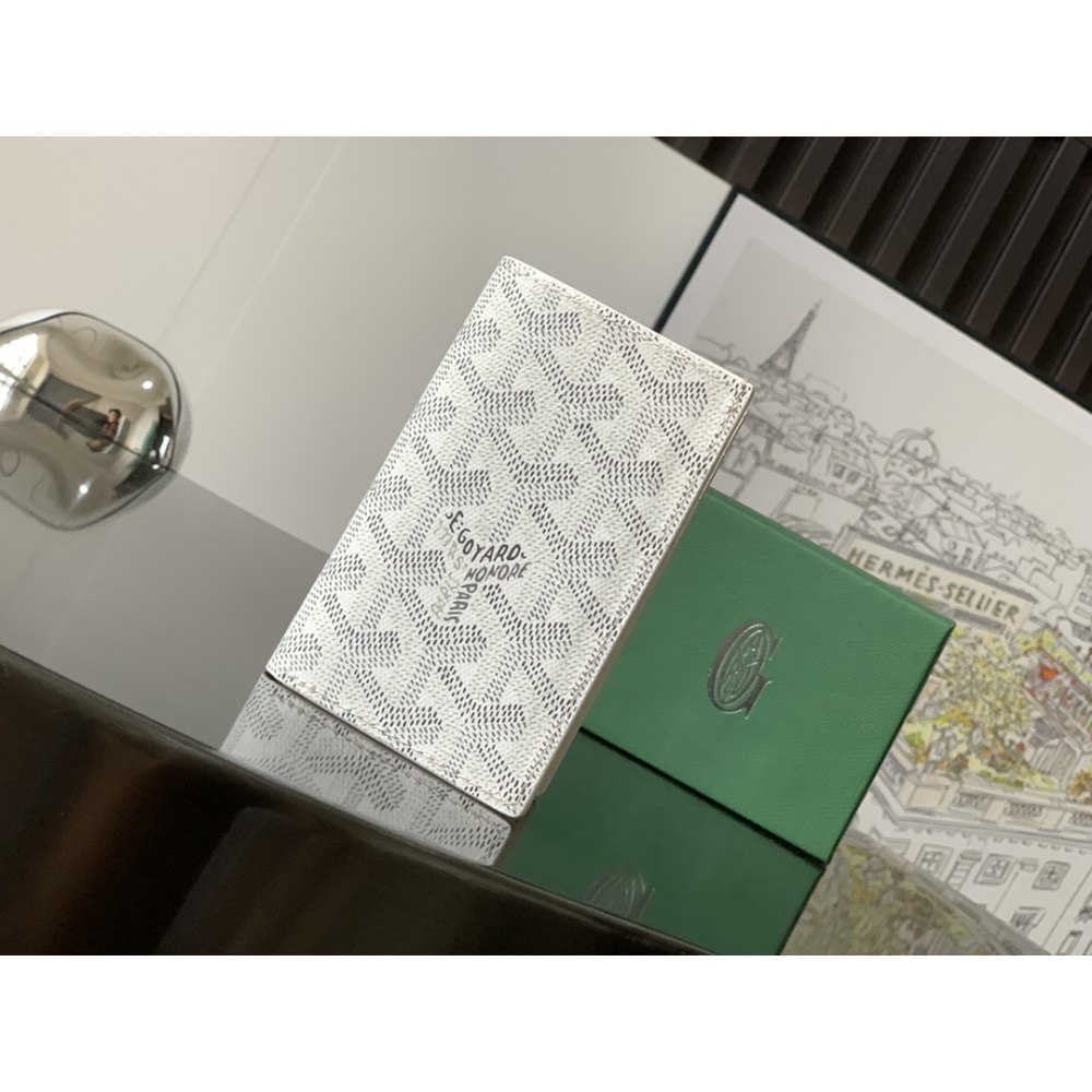 DD G0yard Saint-Pierre Card Wallet White 11cm*1.5cm*7.5cm