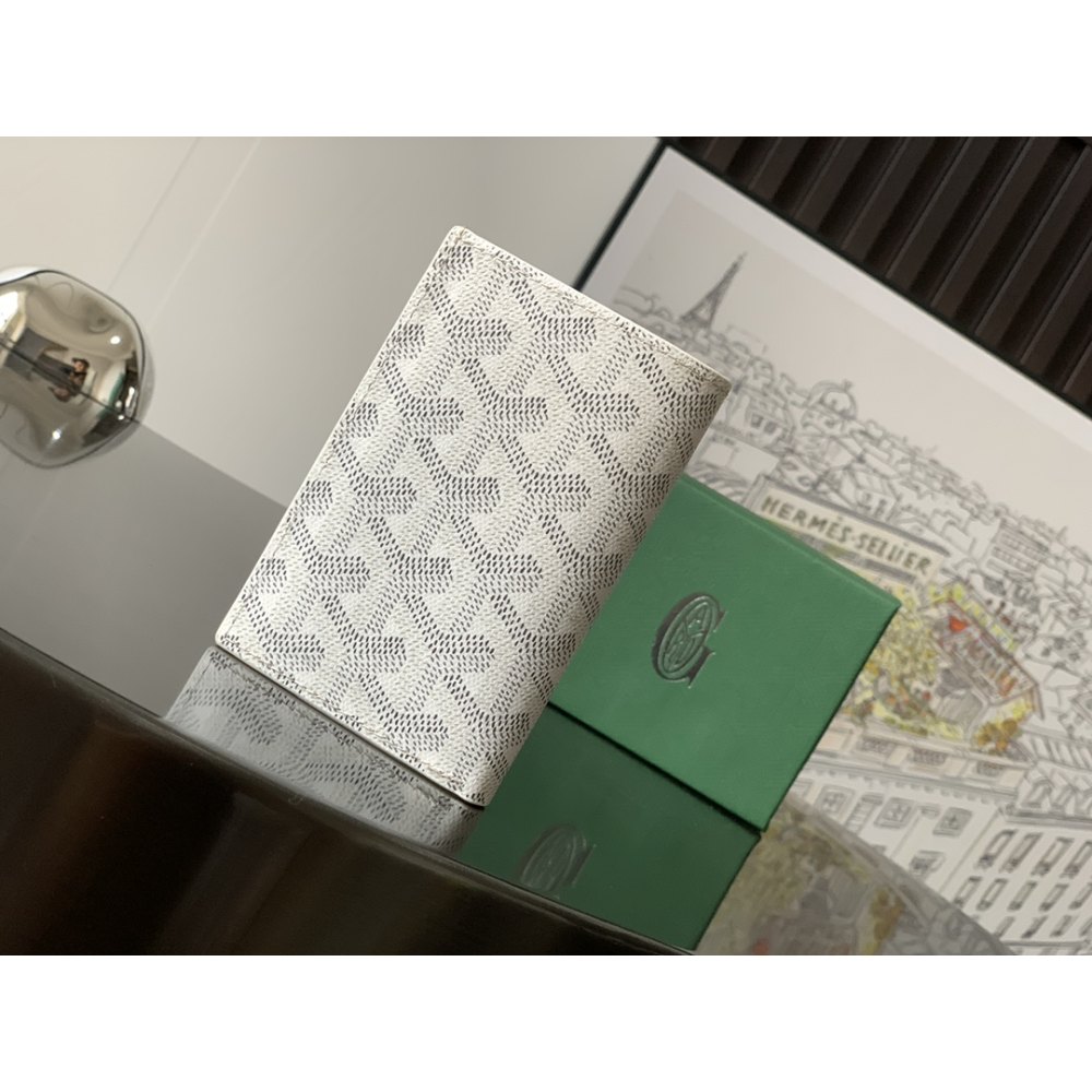 DD G0yard Saint-Pierre Card Wallet White 11cm*1.5cm*7.5cm