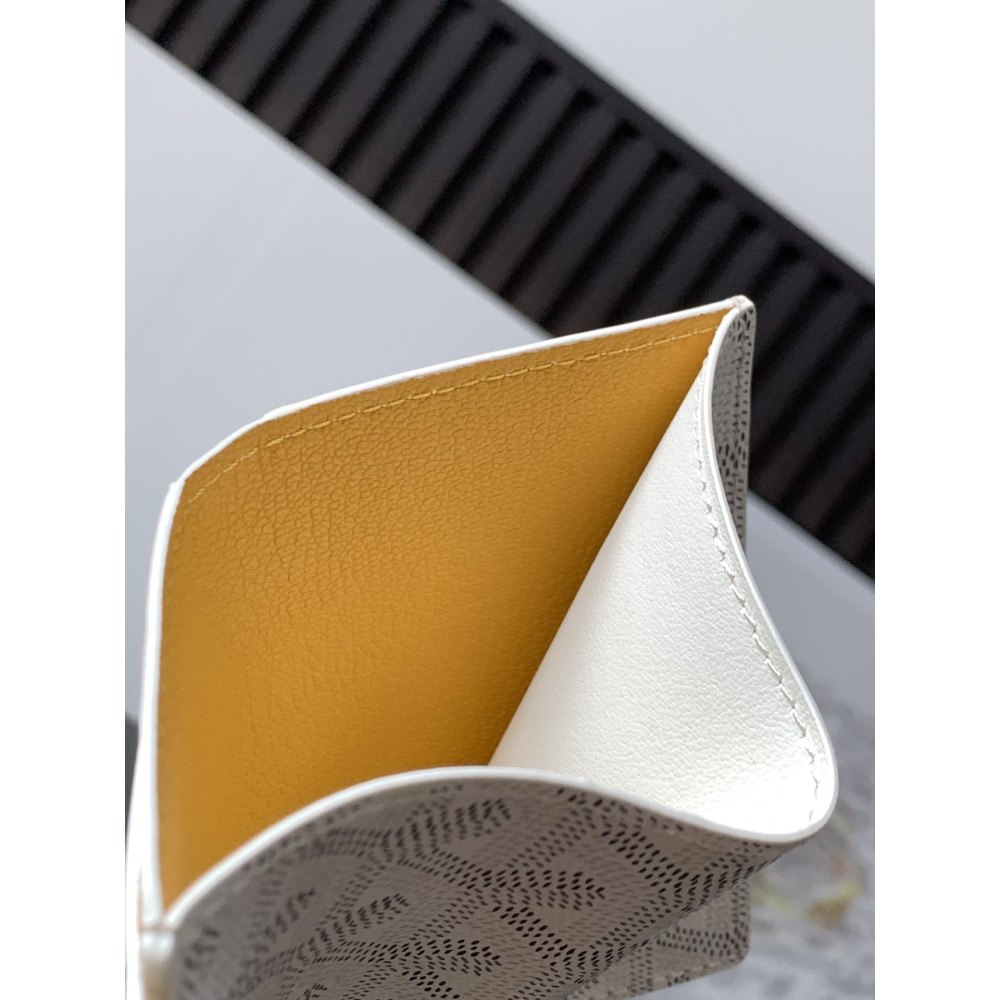 DD G0yard Saint-Pierre Card Wallet White 11cm*1.5cm*7.5cm